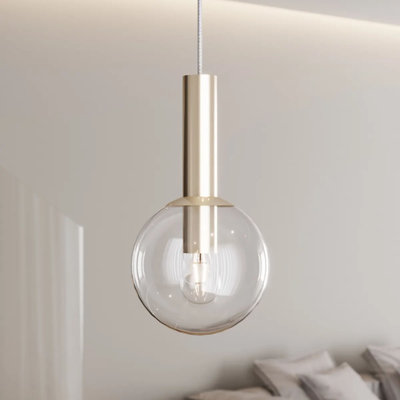 Luminaire suspendu sphère 1 lumière Mansbury