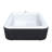 4-6 Person Square Inflatable Hot Tub with 130 Bubble Jets ,4 Filter Cartridges , Portable Blow Up Hot Tub with Energy-saving Insulation Cover-125318387