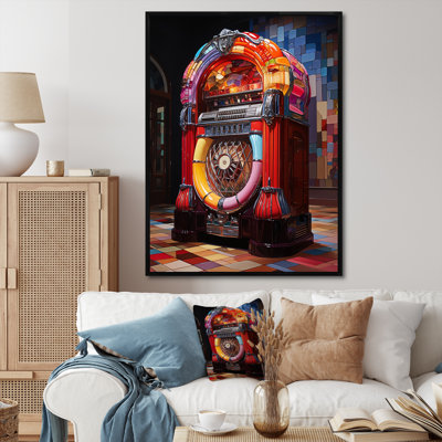 Jukeboxes Nostalgic Melodies II - Entertainment Canvas Prints
