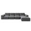 Canapé modulaire de 143,7 po-117873926