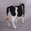 Petite statue de vache Holstein