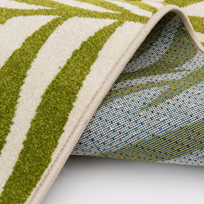 Tapis intérieur / extérieur vert Quechee, Rectangle 3 pi 3 po x 5 pi 3 po