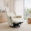 Fauteuil inclinable et oscillant rembourré classique-1406458704
