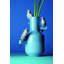 The Parrot Party 16.14" Coral/Blue Porcelain Table Vase-36436150