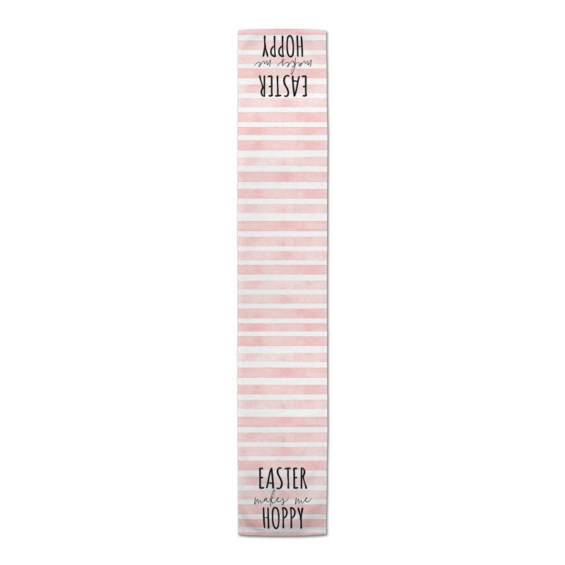 Kidder Easter Makes Me Hoppy Table Runner, 72" x 16"