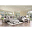 Transitional Style Pattern Square Upholstery Ottoman Oversized Design Bun Legs-403323668