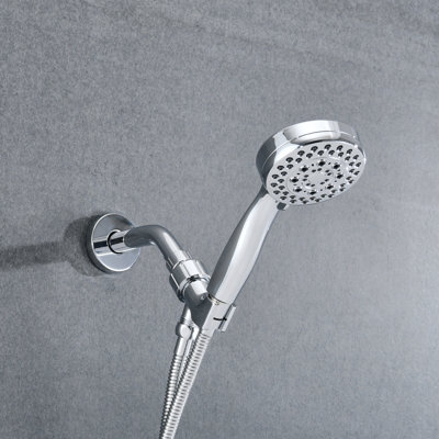 5 Mode Adjustable Settings Handheld Shower Head With Hose High Pressure Shower Heads