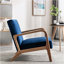 Chaise rembourrée en microfibre de style rétro-2021737077