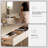 Cream Style White Dressing Table with Drawers and Extendable Feature
