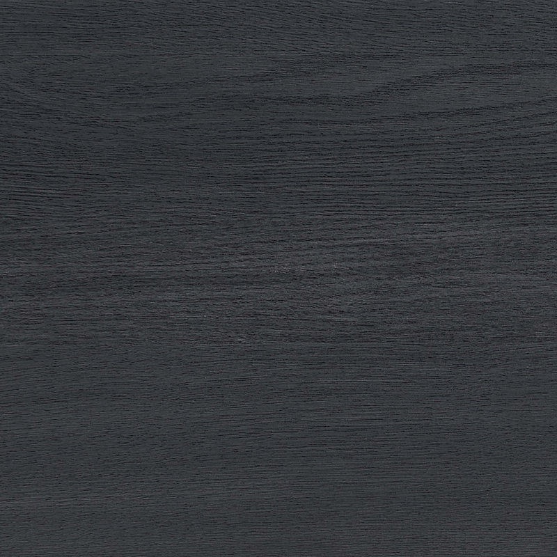 Bibliothèque Mid-Century à 6 tablettes avec portes en verre trempé gris anthracite Jodie H 67,6 "x l 31", Gris anthracite