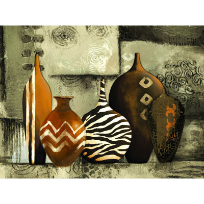" African Animal Pots "
