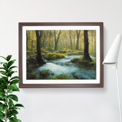 Glorious Forest Stream - Framed Print