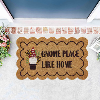  Home Gnome Outdoor Coir Doormat, 18" x 30"