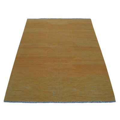 Floriston One-of-a-Kind 5' X 6'6" 2010s Area Rug in Orange