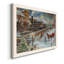 Train de Noël - reproduction d'art sur toile-520652835-520652833