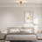 Semi Flush Mount Ceiling Light with Glass Shade-2082343581