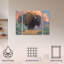 Ensemble de 3 panneaux muraux - Jeff Hoff «After the Storm Bison», art mural sur toile pour le salon, la chambre à coucher ou le bureau 