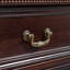 Armoire d'appoint en bois massif noyer foncé