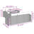  Garden Sofa Set Grey, Dark Grey