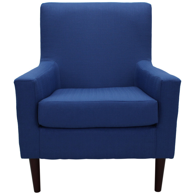 Donham Upholstered Accent Chair, Marine Blue