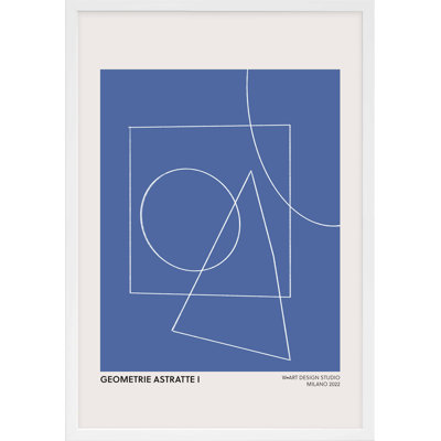Caila "Geometric Abstraction in Blue" Print