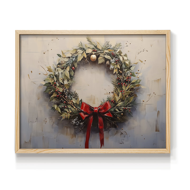 Chirstmas Art-DCCCLXXXI -Framed Print - Restickable, 8" H x 10" W, Natural