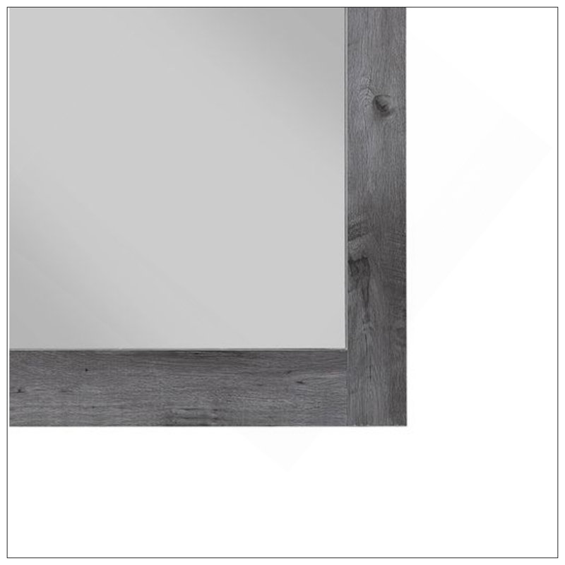 Miroir au fini chêne gris rustique Vidalia