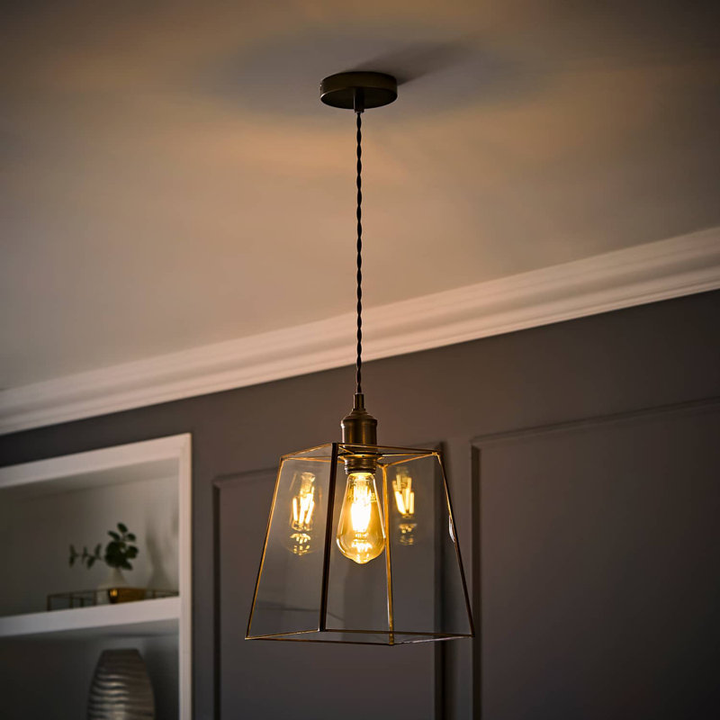 Alexeah 1 - Light Brushed Brass Pendant
