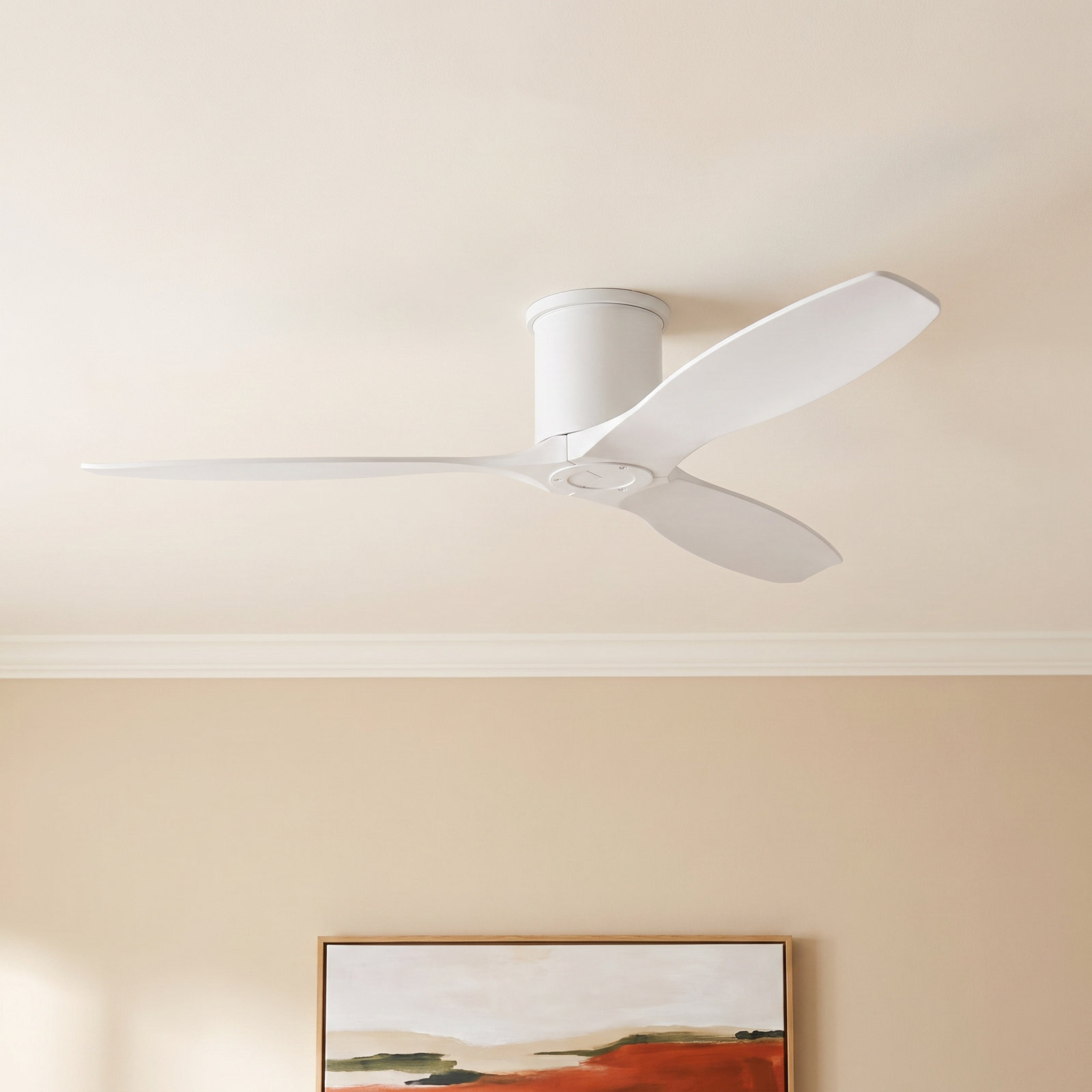 Rafaella 52'' 3 Blade Ceiling Fan, Matte White, Matte White