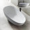 Baignoire de trempage autoportante 67 po. X 31,5 po. Blanc brillant