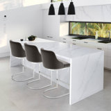 Graviel 25.8" Upholstered Counter Stool