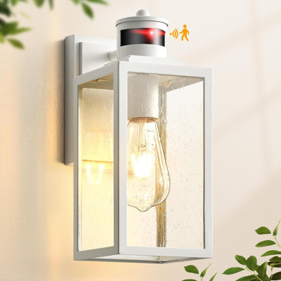Outdoor Wall Light Dusk To Dawn Sensor, Exterior Wall Mount Sconces Lanterns Fixture For House, Waterproof Aluminum Outside Wall Lamps For Patio, Porch Lighting For Garage Entryway
