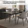 Homeira  62.9" to 94.4" Extendable Dining Tables for 6 to 10 -   Rectangle  Sintered stone Dining Table