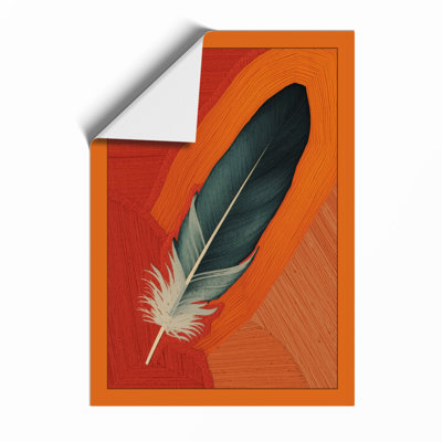 Feather And Geometry Minimalist - Print