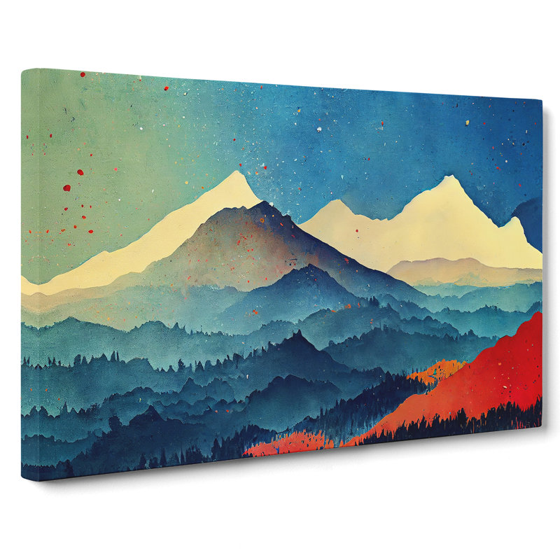 Mountain Splash Vol.5 Abstract - Wrapped Canvas, 35cm H x 50cm W x 3cm D