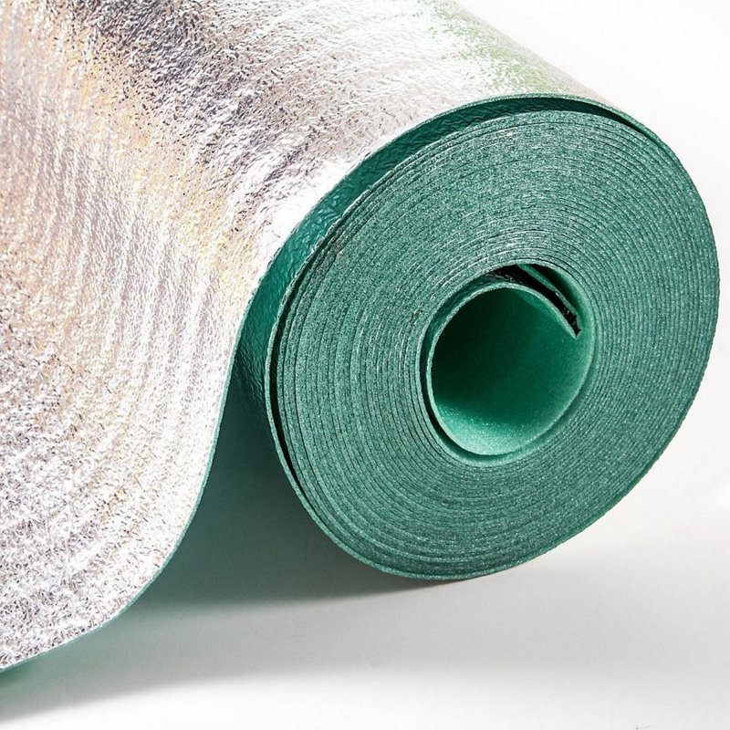 3mm Silver Wood Flooring & Laminate Underlay Foil Damp Proof Membrane Moisture Barrier Underlayment For