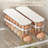 Automatic Rolling Egg Dispenser 2 Layers With Lid 1 Pcs