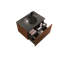 Meuble-lavabo mural simple 30 po avec plateau en pierre noire et 1 tiroir moderne 30 po