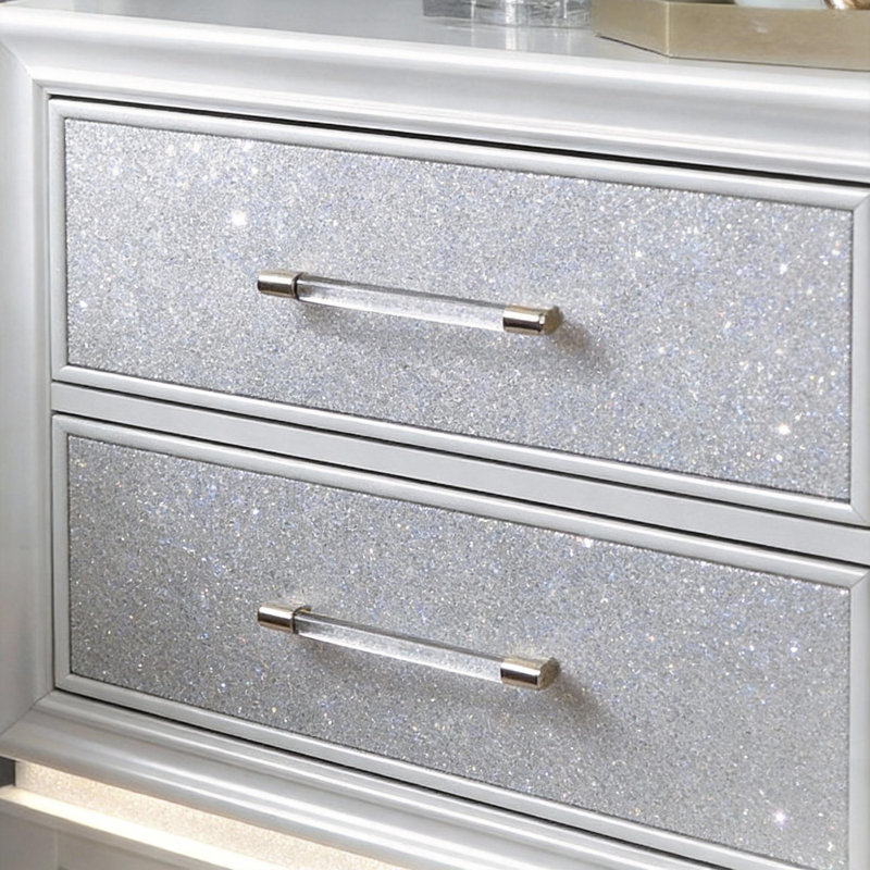 Zon LED 2-Drawer Nightstand