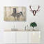Lone Horse by Zhao Mengfu - Wrapped Canvas Print-55365068