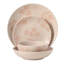 Ensemble d'assiettes et de bols Gibson Home Admiral, ensemble de vaisselle floral 16 pièces, ensemble de vaisselle en grès rose, assiettes à dîner, assiettes à salade, bols à pâtes et bols à céréales-130312561