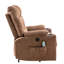 Fauteuil de massage inclinable électrique en similicuir