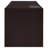Halston Cappuccino 3-Drawer Office Computer Desk