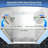 34-35.9 in. W x 72 in. H Pivot Swing Frameless Shower Door with Clear SGCC Tempered Glass-117010686