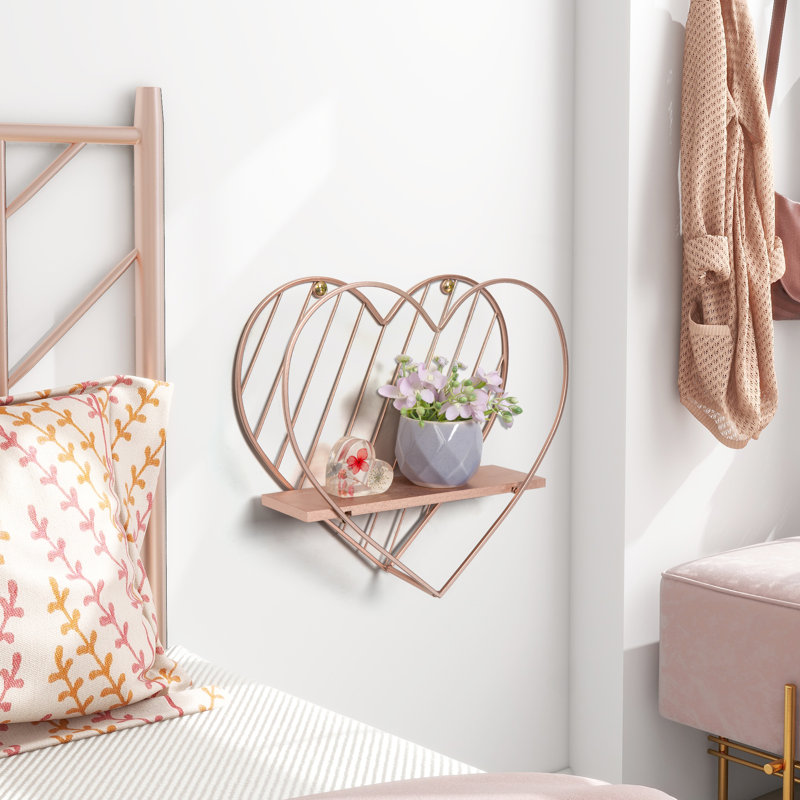 Floating Shelf, Rose Gold