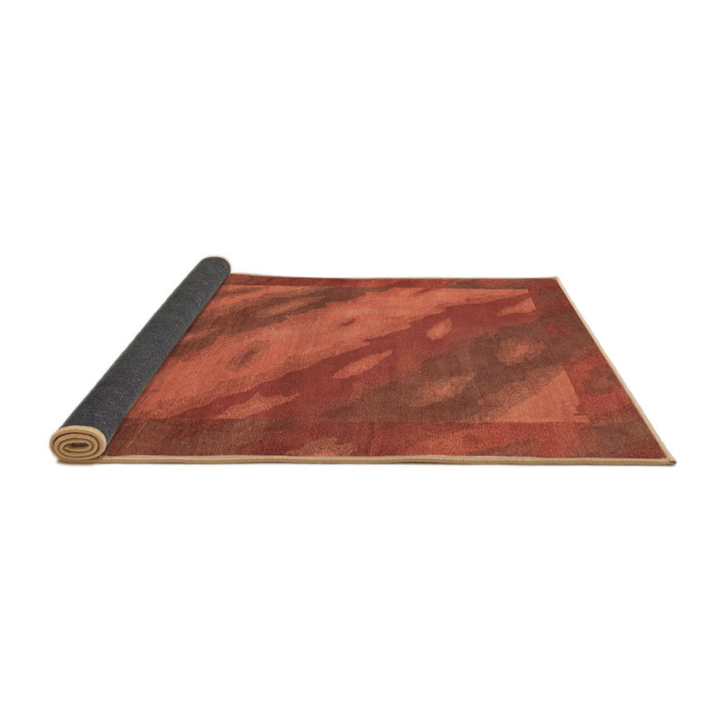 Tapis abstrait moderne 3443, Rond 7 pi