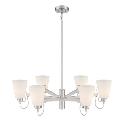 Minka Lavery Beckonridge Coal With Clear Chandelier