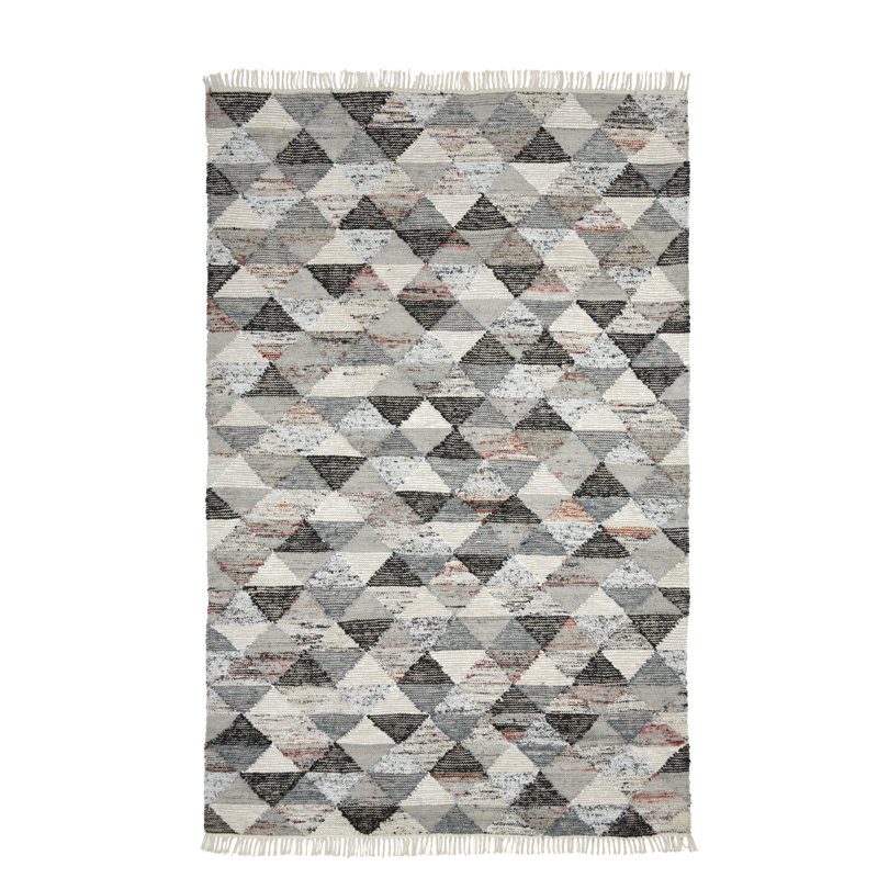 Fricke Solid Colour Hand Woven Area Rug, Rectangle 200 X 300cm