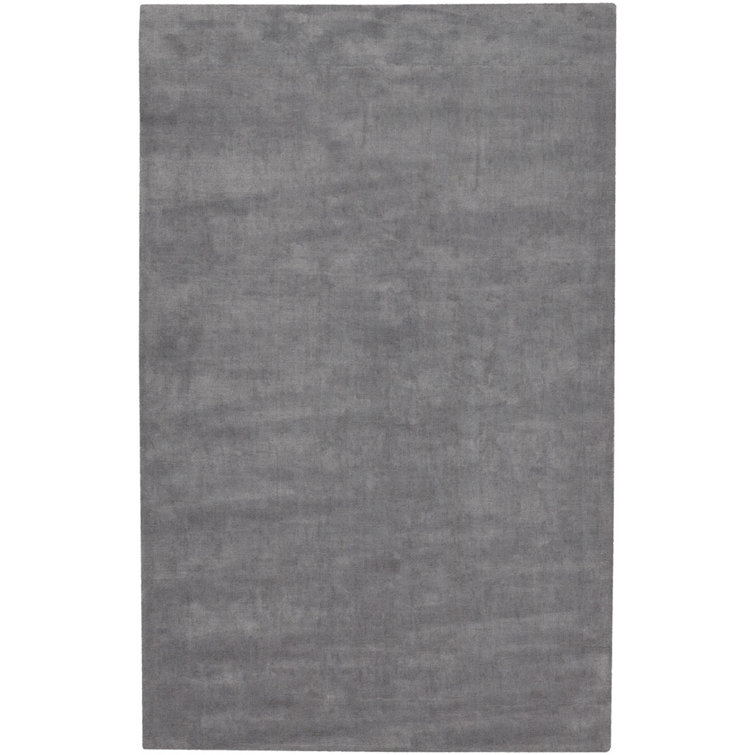 Tapis de la zone grise laine Mabel