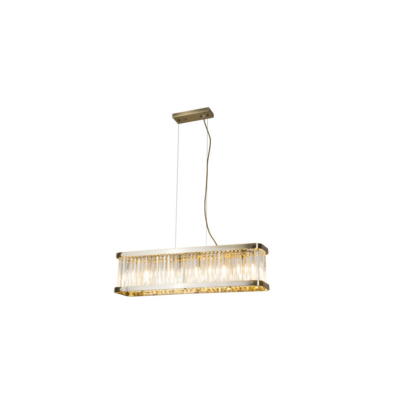 Fairbury 5 - Light Kitchen Island Pendant, Antique Brass